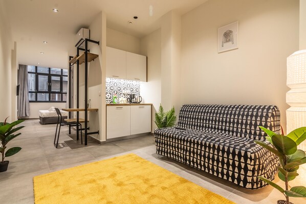 Departamento, 1 habitación | Sala de estar