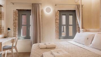 Basilica House | 1 bedroom, Frette Italian sheets, premium bedding, memory foam beds