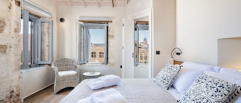 Superior Suite, 2 Bedrooms, Terrace (104) | Frette Italian sheets, premium bedding, memory foam beds, soundproofing