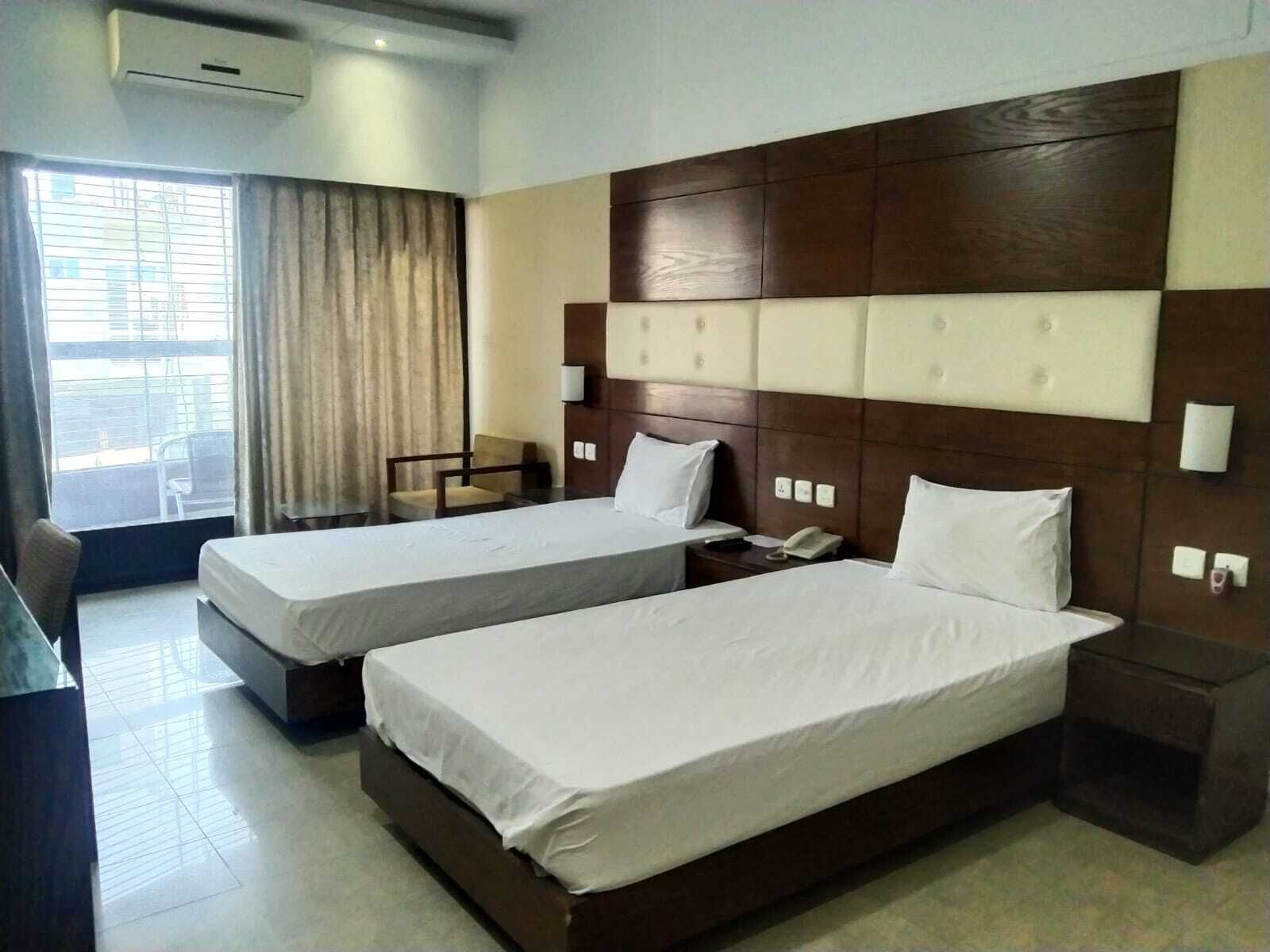 Kamar Twin Deluks | Wi-Fi gratis dan seprai linen