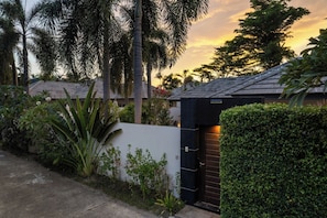 Fassade der Unterkunft