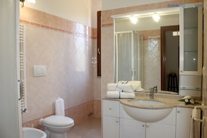 Bathtub, hair dryer