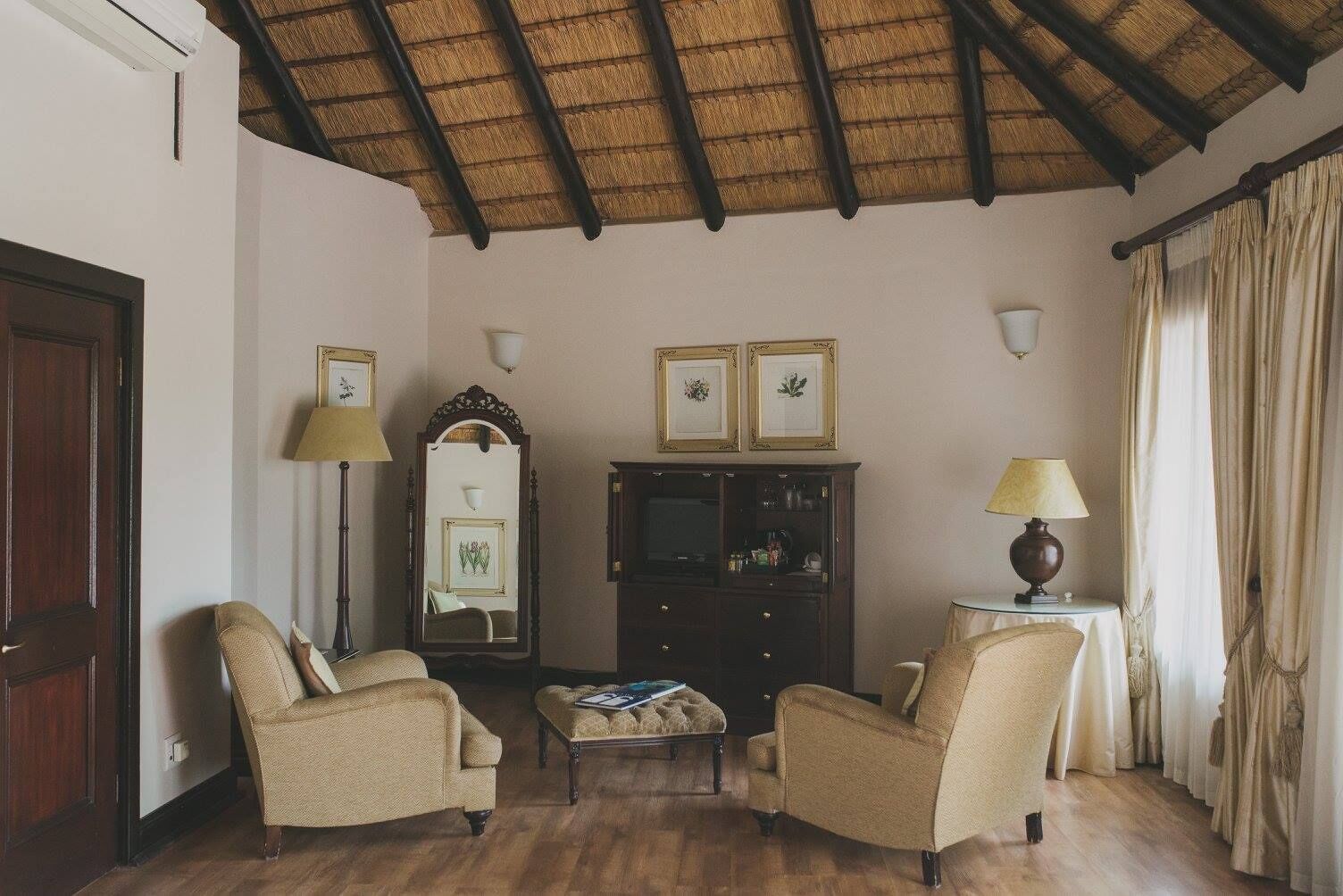 presidential suite | living area | flat-screen tv