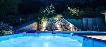 Villa Maruncela with sea and island views, 5 bedrooms, private pool, gym