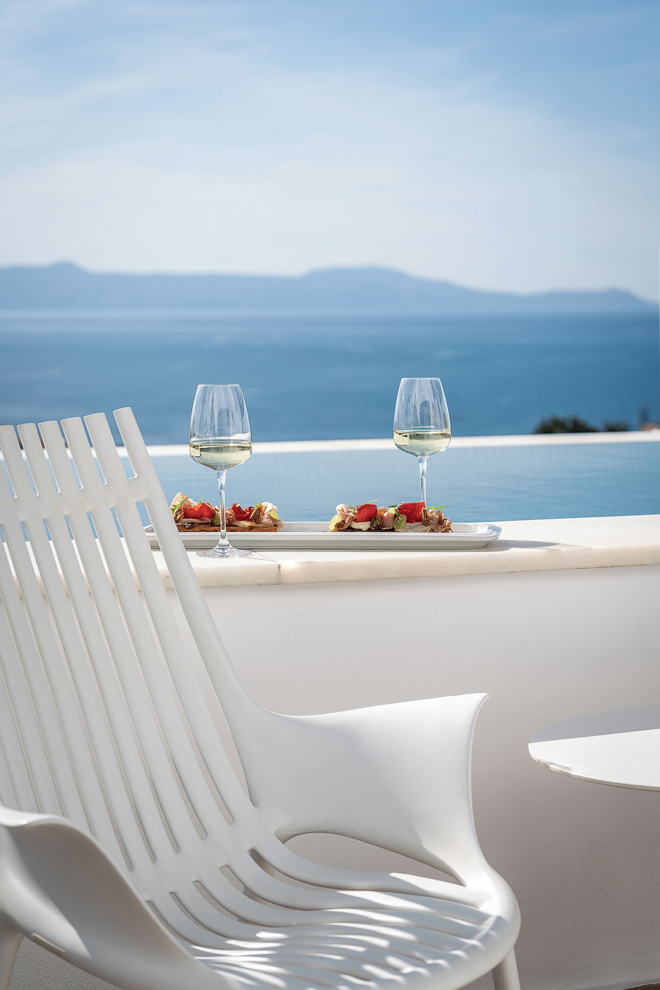 Executive Double Room, Private Pool, Sea View | Terrace/patio