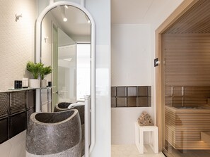 Behandlingsrum til par, sauna, dampbad, tyrkisk bad/hammam