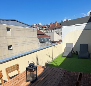Outdoor dining - #E0 | View on the Bastille 🚠  Alsace Lorraine | Terrace (Grenoble)