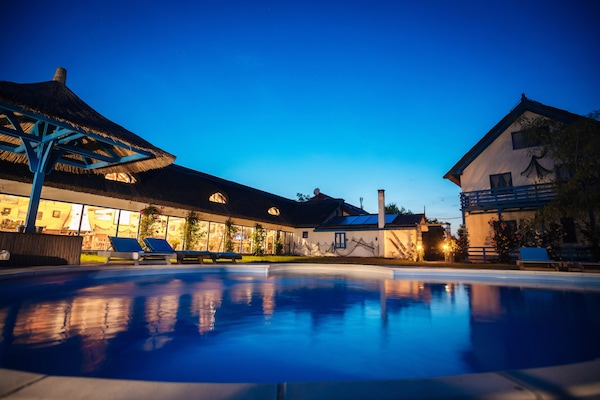 Front of property - evening/night
