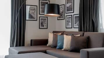 Apartment, 1 Bedroom | Living area | 39-inch flat-screen TV with cable channels, TV