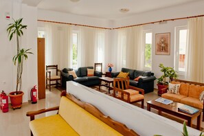 Sitteområde i lobbyen
