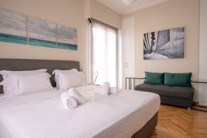 Apartment, 1 Bedroom | 5 bedrooms, laptop workspace, iron/ironing board, free WiFi - Luxurious 5 bedroom-3 bathroom Apartment 2- Athens (Athens)