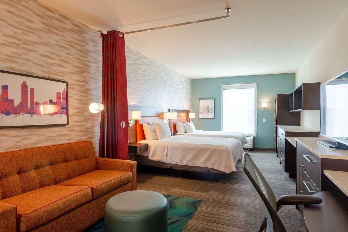 Caja fuerte, escritorio, espacio para trabajar con un portátil
