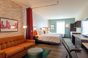 Studio, 2 Queen-Betten, Nichtraucher | Wohnbereich