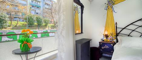 아파트, 침실 1개 | 발코니