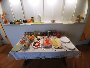 Petit déjeuner continental compris tous les jours
