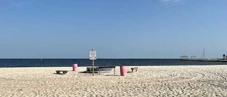 On the beach