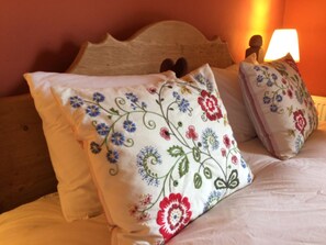 Iron/ironing board, cots/infant beds, free WiFi, bed sheets