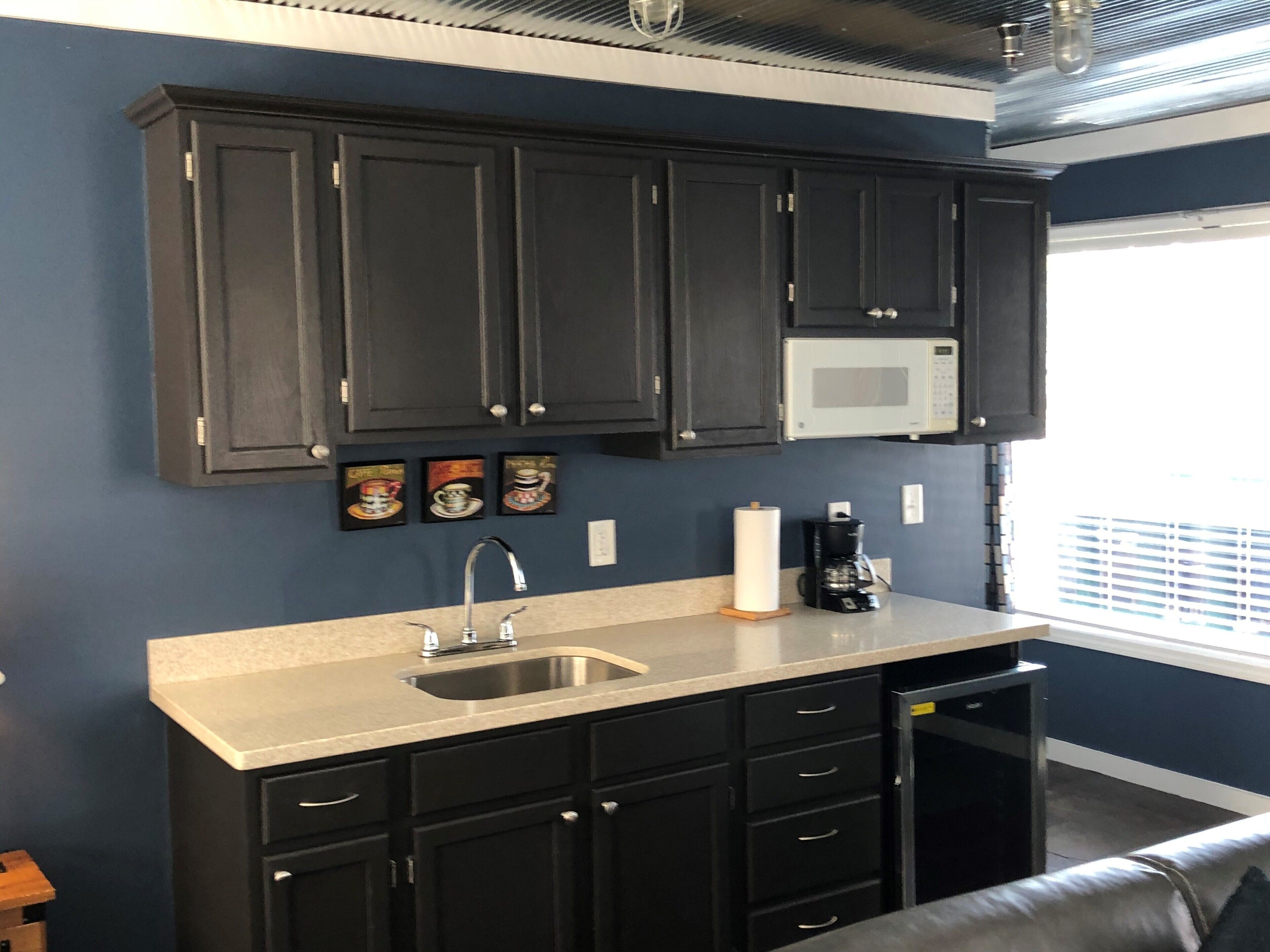 standard room, 1 king bed with sofa bed (harbor landing - 46) | private kitchen | mini-fridge, microwave, coffee/tea maker, toaster