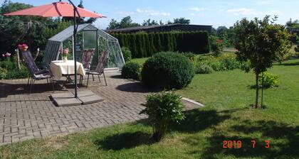 Friendly, bright apartment in a central, rural Harz region