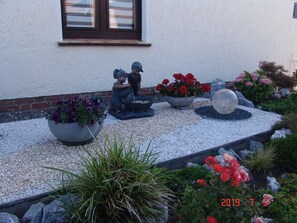 Terrace/patio - Friendly, bright apartment in a central, rural Harz region (Silstedt)