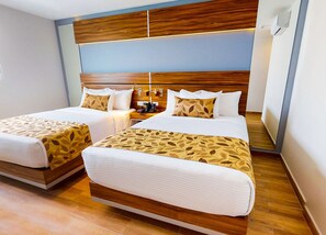 Standard Room, 2 Double Beds, Non Smoking | In-room safe, individually decorated, individually furnished, desk
