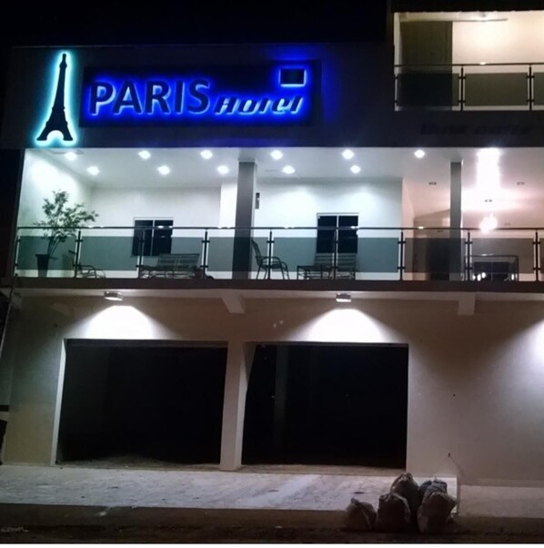 Front of property – evening/night