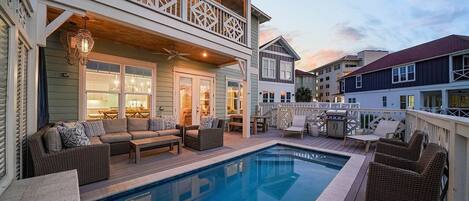 Una piscina climatizada