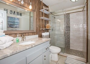 Condo, 2 Bedrooms, 2 Bathrooms | Bathroom | Shower, towels - Sundial 2C by ALBVR (Gulf Shores)
