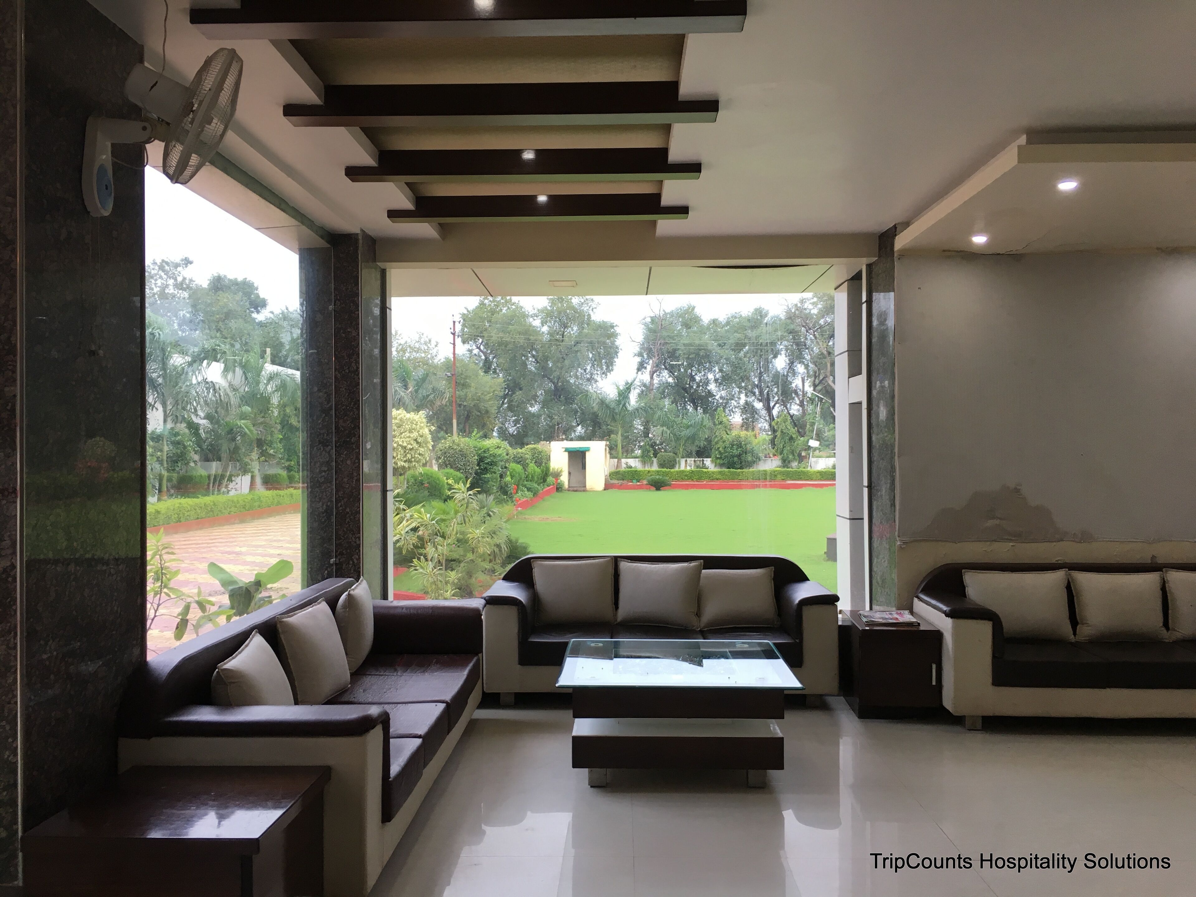 Sala de estar en el lobby