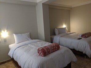 Free WiFi, bed sheets