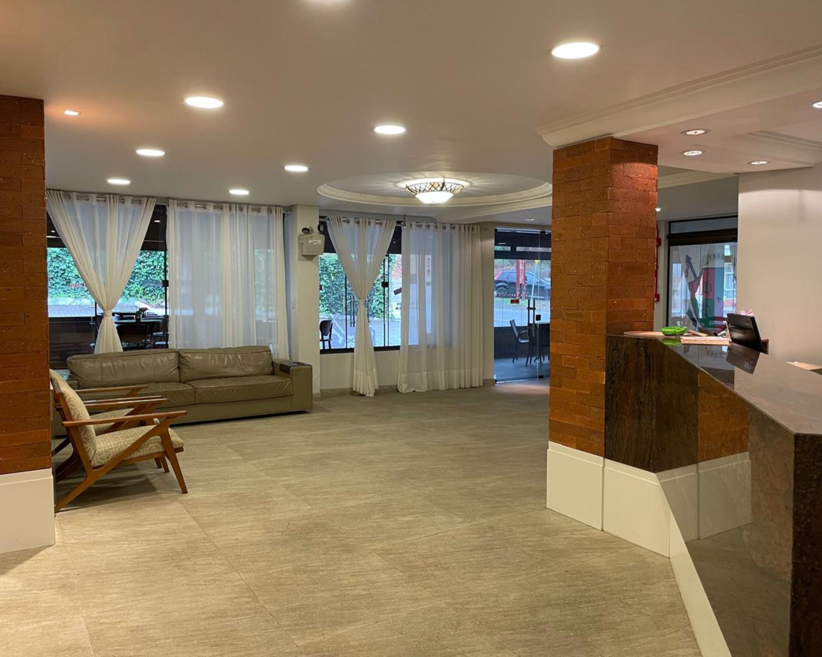 Sitteområde i lobbyen