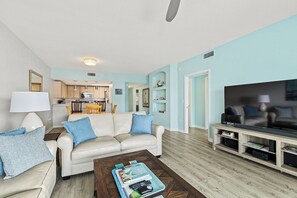 Televisión y reproductor de DVD 