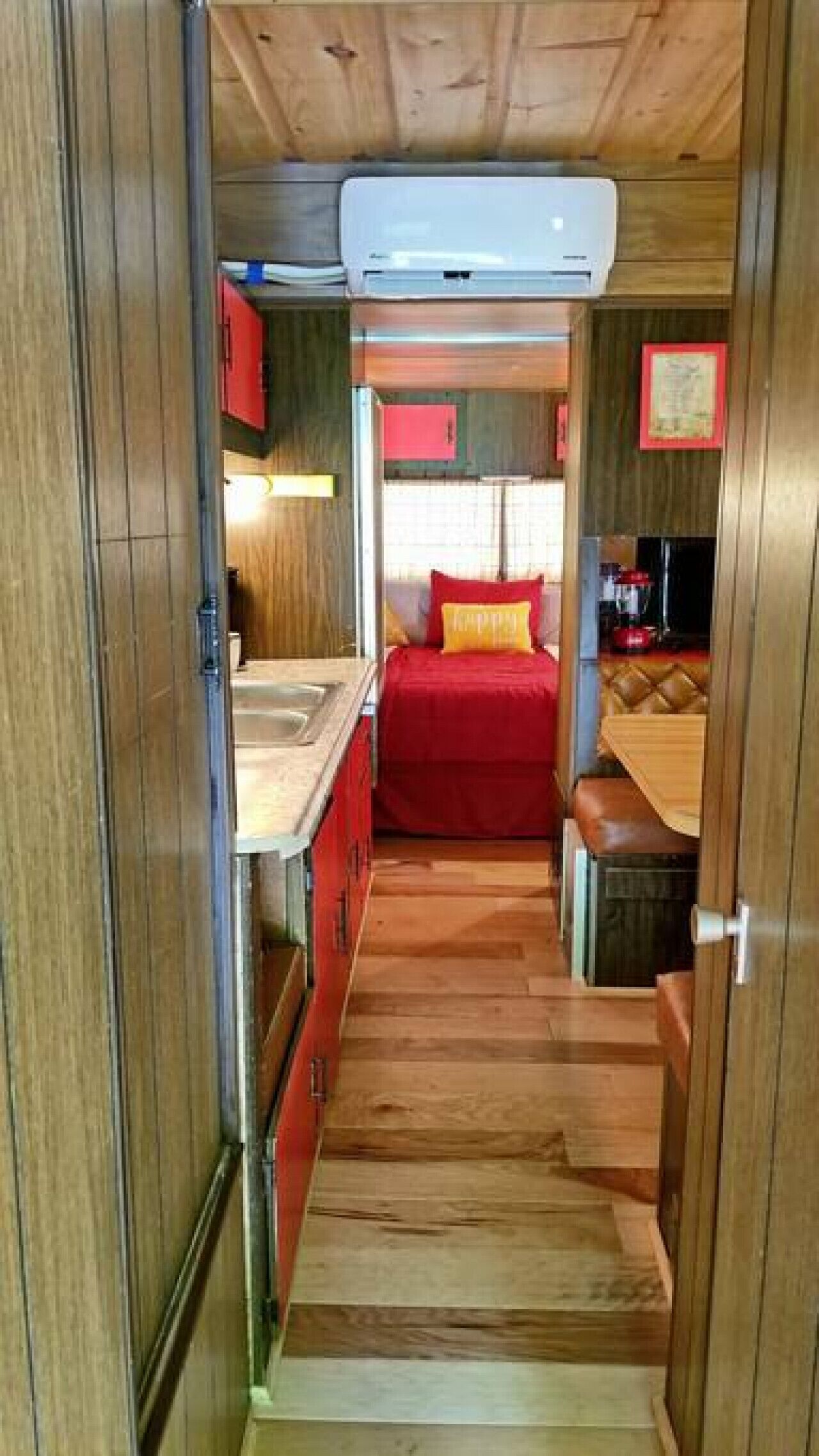 The Lil' Red Caboose on the creek!