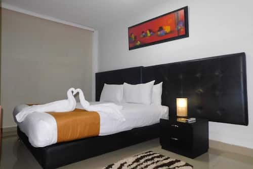 In-room safe, desk, laptop workspace, blackout drapes