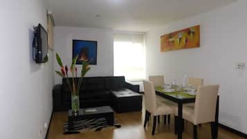 En 40-tommers LCD-TV med Parabol-TV samt TV