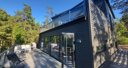 Comfortable seaside villa in the Nordic Archipelago by four star resort