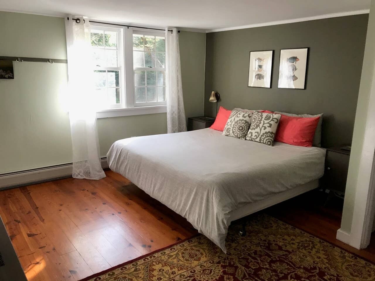 Converted Berkshire schoolhouse on a quiet river