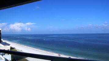 Condo, 1 King Bed, Private Pool, Beach View | Balcony