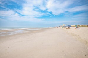 On the beach