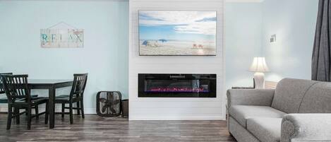 Flat-screen TV, offices