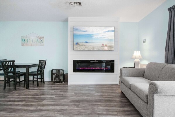 Flat-screen TV, offices