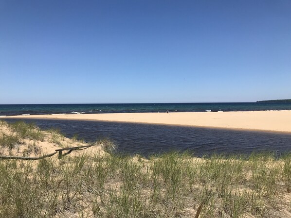 Sun-loungers, beach towels