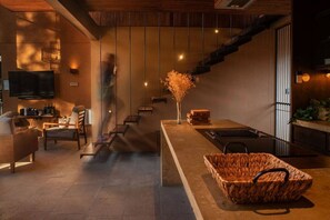 Interior - Cabaña KabAwil comoda y lujosa c/Internet (Mazamitla)