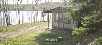 On Eagle Lake  located on ATV and Snowmobile trails.