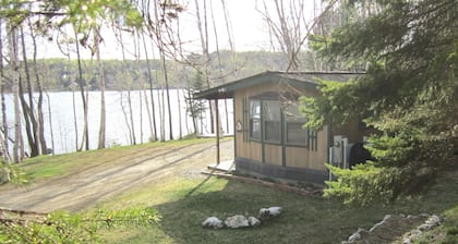 On Eagle Lake located on ATV and Snowmobile trails.