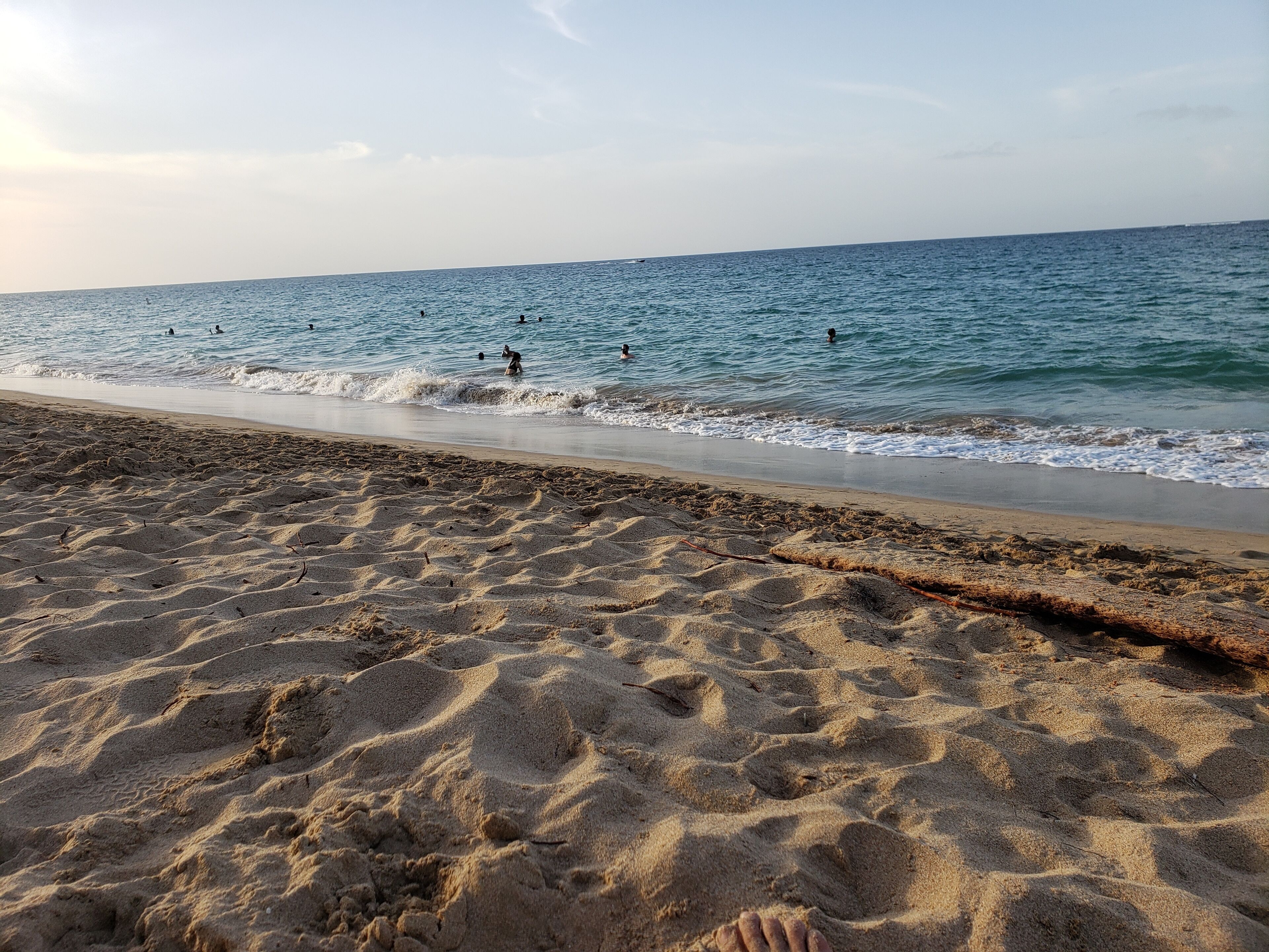 Sun-loungers, beach towels