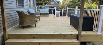 ALL SEASON GET-A-WAY Zu Fuß zum Lake Missaukee, Zugang zum Snowmobile Trail