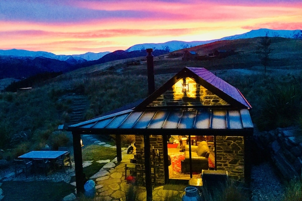 Sunrise over HawkRidge Chalet