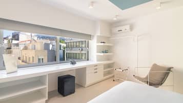 Apartamento, 1 habitación (Aqua) | 2 dormitorios, sábanas de algodón egipcio, ropa de cama de alta calidad