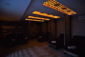 Salle de soins pour les couples, sauna, bain de vapeur